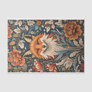 Papier Mousseline Elégant Fox William Morris Inspiré Floral