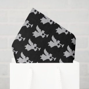 Papier Mousseline Elégant Knit Angel Vilain Tricot de pull de Noël