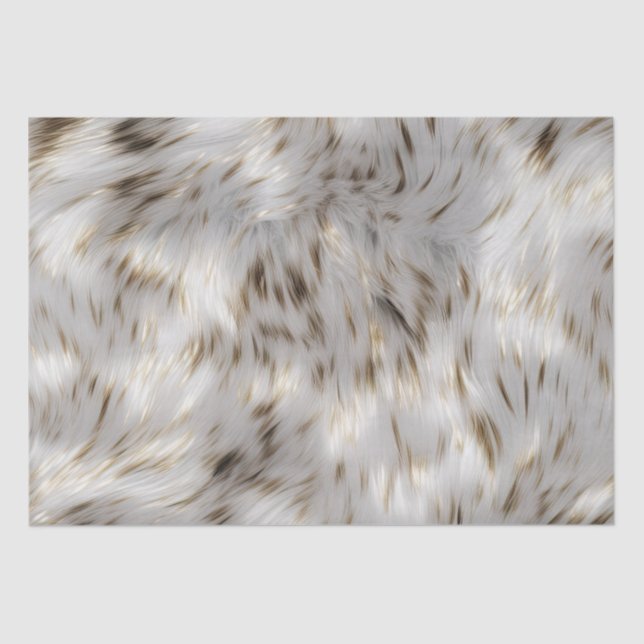 Papier Mousseline Élégant Mariage gris blanc or (Recto)