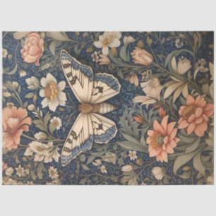 Papier Mousseline Elégant Moth Vintage William Morris inspiré