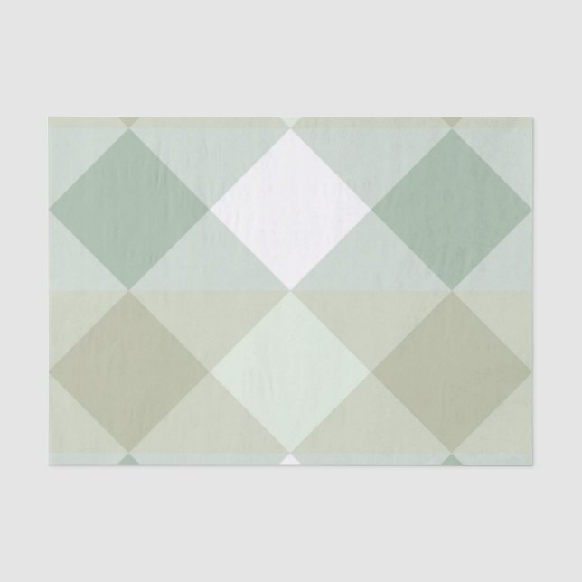 Papier Mousseline Élégante Découpage Motif de diamant géométrique ve (Recto)