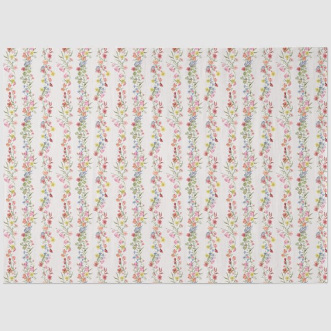 Papier Mousseline Élégante florale de dainty (Recto)