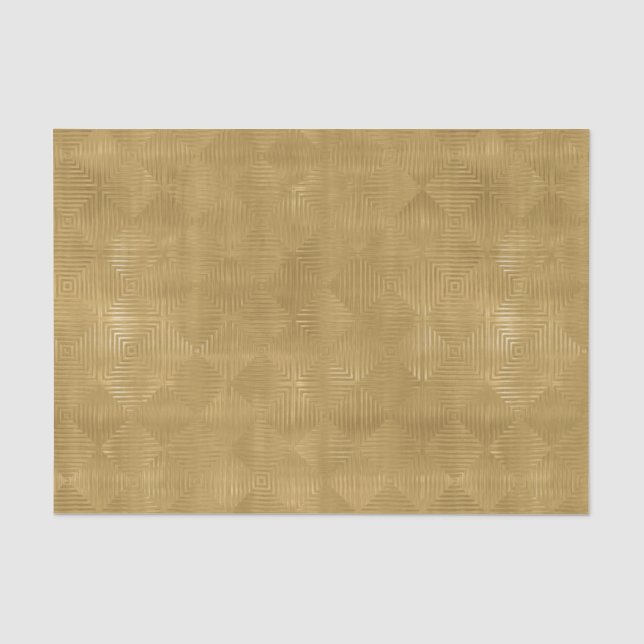 Papier Mousseline Élégante huile d'or (Recto)