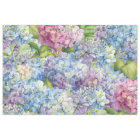 Elégante Hydrangée Bleue Motif Floral Découpage