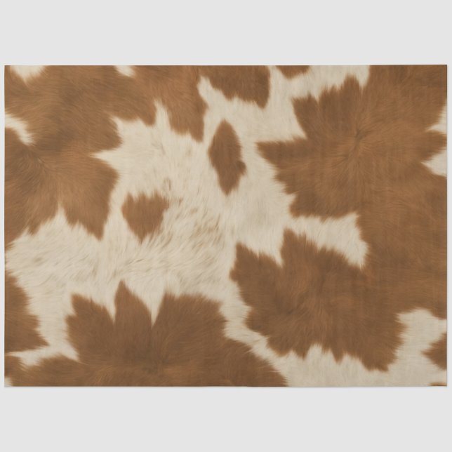 Papier Mousseline Elégante Vache Faux Cuir Collection tendance (Recto)