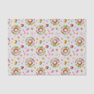 Papier Mousseline Elf the Movie   Four Main Food Groups Pattern