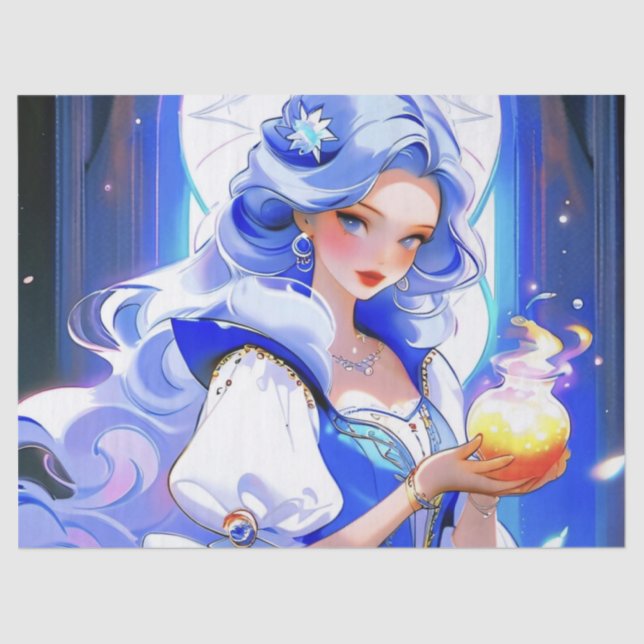 Papier Mousseline Emballage cadeau Anniversaire Halloween avec la so (Recto)