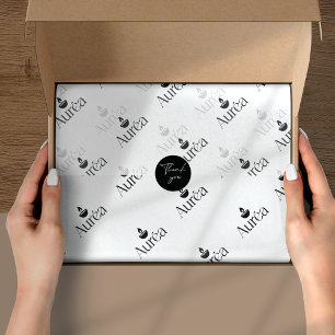 Papier Mousseline Emballage de marque de logo d'entreprise