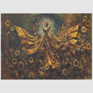 Papier Mousseline Embers of Autumn Goddess Tissue Paper