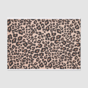 Papier Mousseline Empreinte de léopard