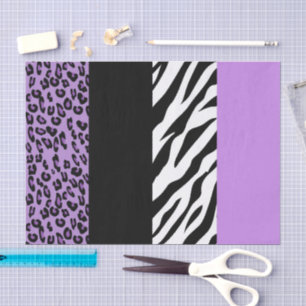 Papier Mousseline Empreinte de léopard, Zebra Print, Poster de anima