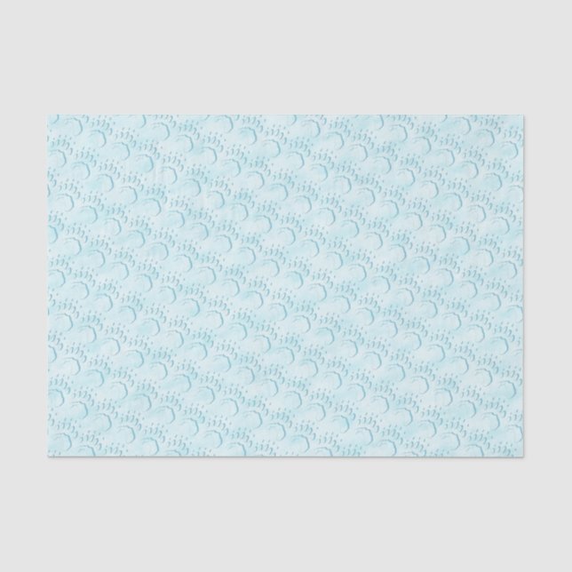 Papier Mousseline Empreinte de patte d'ours polaire (Recto)