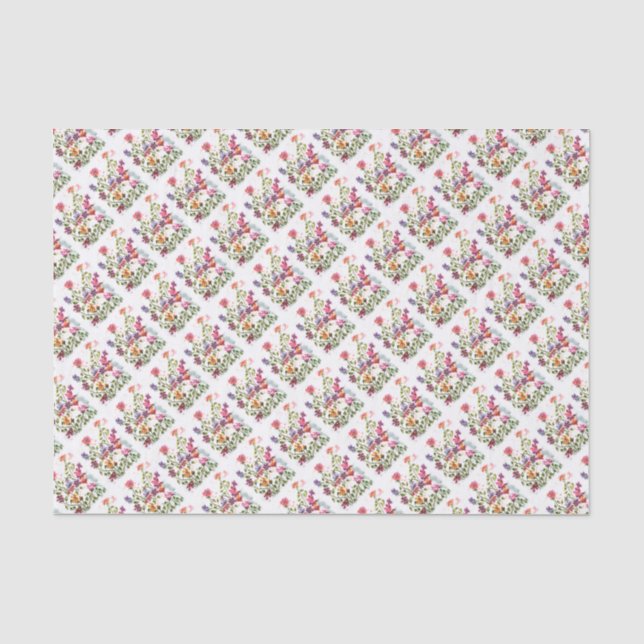 PAPIER MOUSSELINE EMPREINTES DE PATTES ANGEL (Recto)