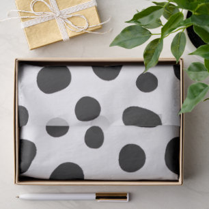 Papier Mousseline Énergie ludique chic motif à taches de dalmatien