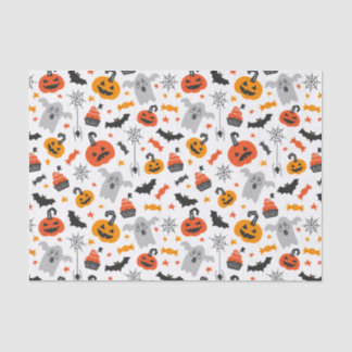 Papier Mousseline Enfants Halloween fête Fantômes Araignées Bonbons 