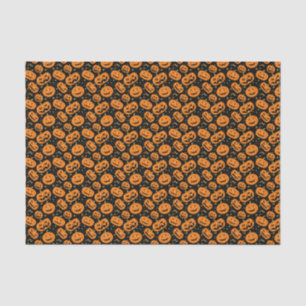 Papier Mousseline Enfants Halloween Grinning Orange Citrouille Fun P