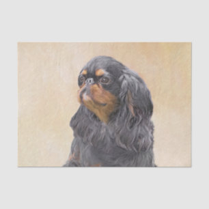 Papier Mousseline English Toy Spaniel Peinture Animal Art original