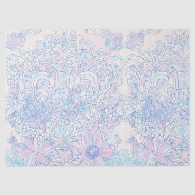 Papier Mousseline Ensemble de papier de fond de fond enchaîné (Recto)