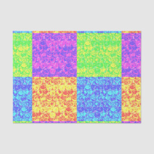 Papier Mousseline Enveloppe de bulle d'art de bruit d'arc-en-ciel