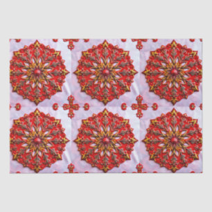 Papier Mousseline ~ Enveloppement de Noël multicolore ~