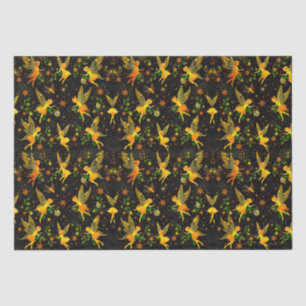 Papier Mousseline ~ Enveloppement de Noël multicolore ~