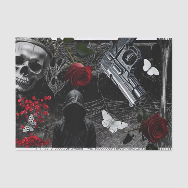 Papier Mousseline Enveloppement papier tissu Hauning Adeline Zade Me (Recto)