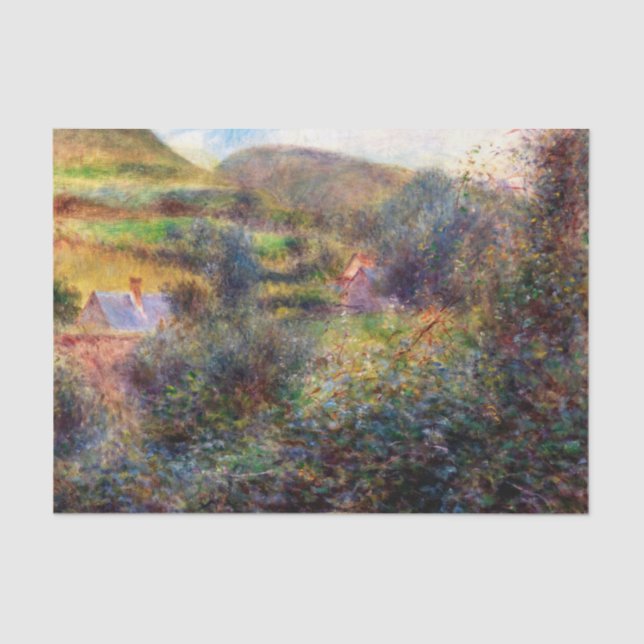 Papier Mousseline Environs de Berneval, Auguste Renoir (Recto)