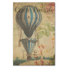 Ephemera Blue Hot Air Balloon Découpage