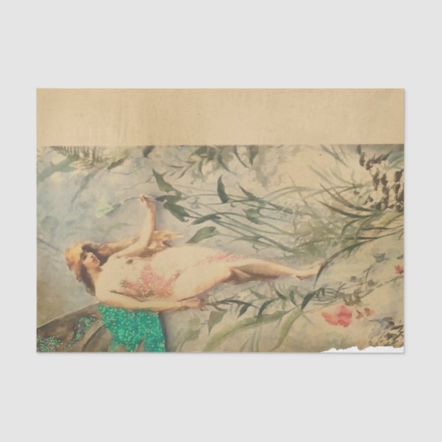 Papier Mousseline Ephemera Sheet série de conception #7 (Recto)