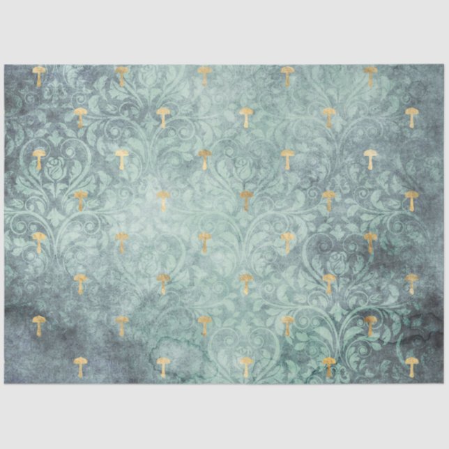 Papier Mousseline Ephémère de champignons série de design #10 (Recto)