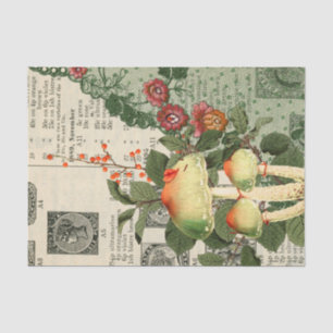 Papier Mousseline Ephémère de champignons vintages