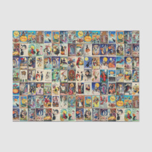 Papier Mousseline Ephémère d'Halloween vintage