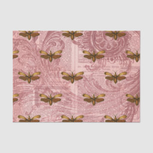 Papier Mousseline Ephémère d'insectes vintage