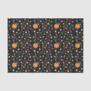 Papier Mousseline Eric Carle   Halloween Polka Motif