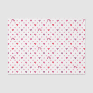 Papier Mousseline Eric Carle   Valentine Heart Polka Dot Motif