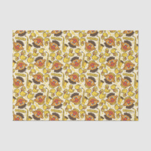 Papier Mousseline Ernie et le Motif en caoutchouc Duckie