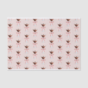 Papier Mousseline Espresso Martini Tissu