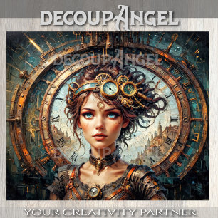 Papier Mousseline Essence éphémère Steampunk #2 Découpage