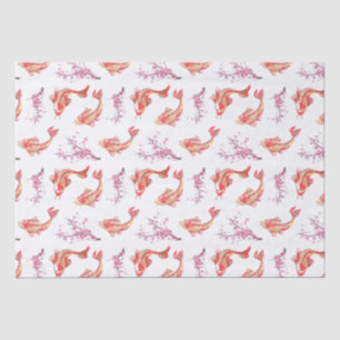 Papier Mousseline Étang de Koi