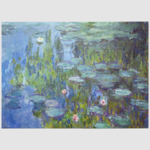 Papier Mousseline Etang Lily, Monet