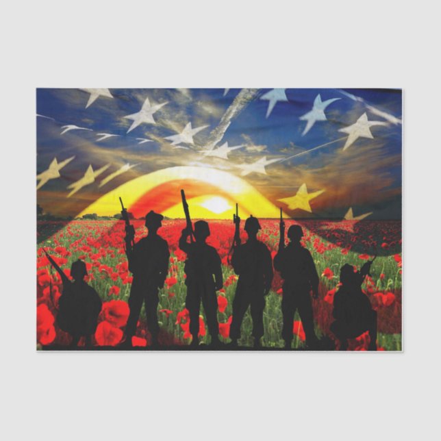 Papier Mousseline États-Unis en honneur (Recto)