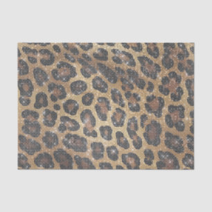 Papier Mousseline Étincelle animale Brown de léopard