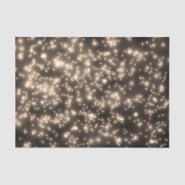 Papier Mousseline Étincelles festives (Recto)