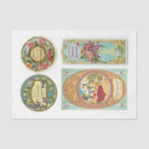 Étiquettes de savon 13 10x15 Vintage Découpage
