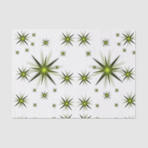 Papier Mousseline Étoiles de papier de tissu décoratif