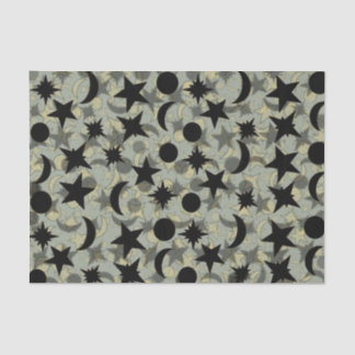 Papier Mousseline ÉTOILES ET LUNES par Slipperywindow