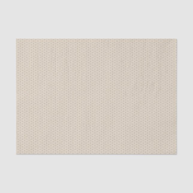 Papier Mousseline Etoiles neutres Croquis Motif Papier Tissu (Recto)