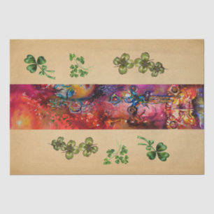 Papier Mousseline EXCALIBUR ET Saint Patrick SHAMROCK