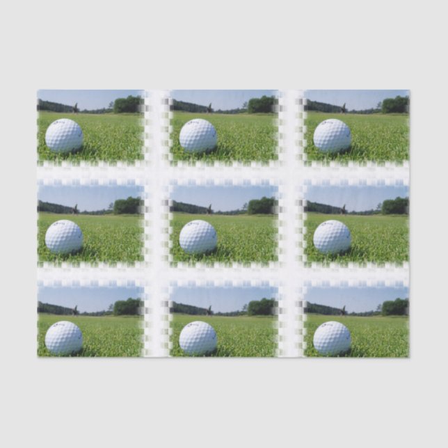 Papier Mousseline Fairway de golf (Recto)