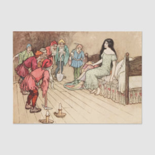 Papier Mousseline Fairy Tale Blanche Neige